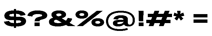 Grtsk Giga Bold Font OTHER CHARS