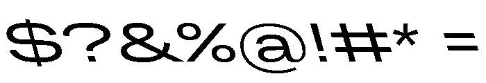 Grtsk Giga Regular Backslant Font OTHER CHARS