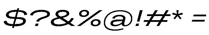 Grtsk Giga Regular Slant Font OTHER CHARS