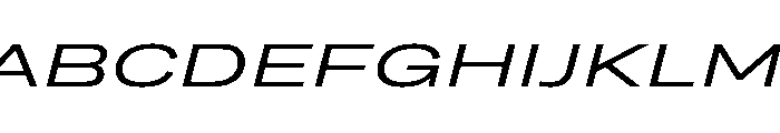 Grtsk Giga Regular Slant Font UPPERCASE