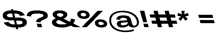 Grtsk Giga Semi Bold Backslant Font OTHER CHARS