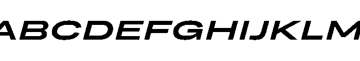 Grtsk Giga Semi Bold Slant Font UPPERCASE
