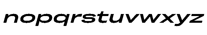 Grtsk Giga Semi Bold Slant Font LOWERCASE