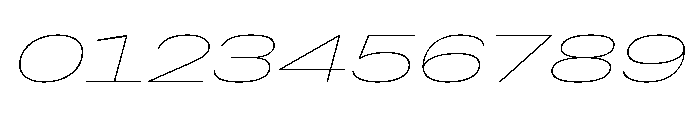 Grtsk Giga Thin Slant Font OTHER CHARS