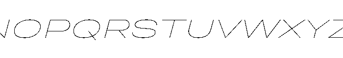 Grtsk Giga Thin Slant Font UPPERCASE