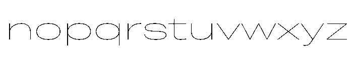 Grtsk Giga Thin Font LOWERCASE