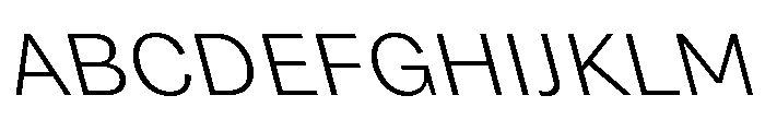 Grtsk Light Backslant Font UPPERCASE