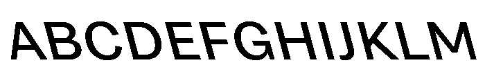 Grtsk Medium Backslant Font UPPERCASE