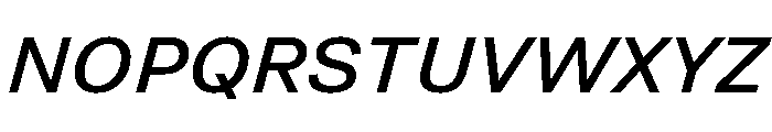 Grtsk Medium Slant Font UPPERCASE