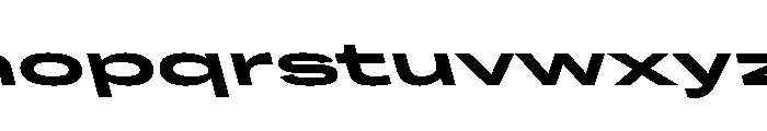 Grtsk Mega Bold Backslant Font LOWERCASE