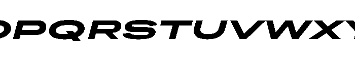 Grtsk Mega Bold Slant Font UPPERCASE