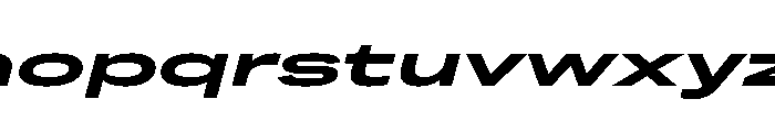 Grtsk Mega Bold Slant Font LOWERCASE