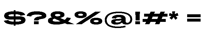 Grtsk Mega Bold Font OTHER CHARS