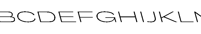 Grtsk Mega Extra Light Backslant Font UPPERCASE