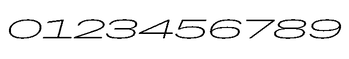 Grtsk Mega Extra Light Slant Font OTHER CHARS