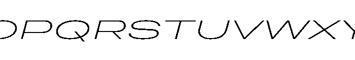 Grtsk Mega Extra Light Slant Font UPPERCASE