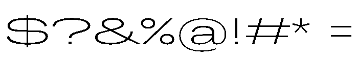 Grtsk Mega Extra Light Font OTHER CHARS