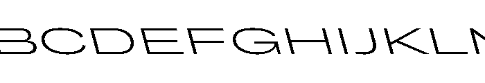 Grtsk Mega Light Backslant Font UPPERCASE