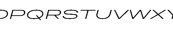 Grtsk Mega Light Slant Font UPPERCASE