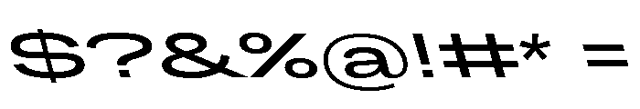 Grtsk Mega Medium Backslant Font OTHER CHARS