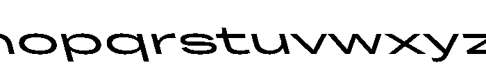 Grtsk Mega Medium Backslant Font LOWERCASE