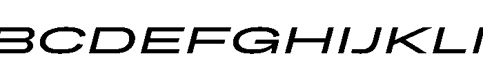 Grtsk Mega Medium Slant Font UPPERCASE