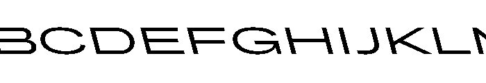 Grtsk Mega Regular Backslant Font UPPERCASE