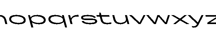 Grtsk Mega Regular Backslant Font LOWERCASE