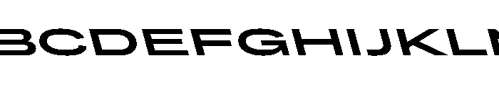 Grtsk Mega Semi Bold Backslant Font UPPERCASE
