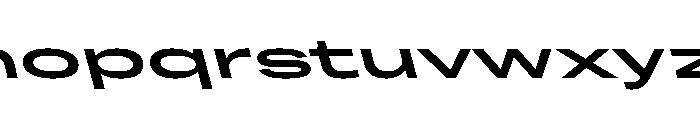 Grtsk Mega Semi Bold Backslant Font LOWERCASE
