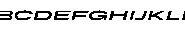 Grtsk Mega Semi Bold Slant Font UPPERCASE