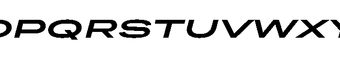 Grtsk Mega Semi Bold Slant Font UPPERCASE
