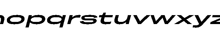 Grtsk Mega Semi Bold Slant Font LOWERCASE