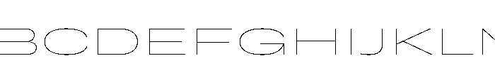Grtsk Mega Thin Font UPPERCASE