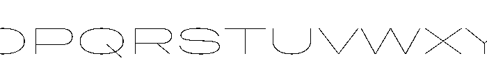 Grtsk Mega Thin Font UPPERCASE