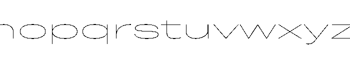 Grtsk Mega Thin Font LOWERCASE
