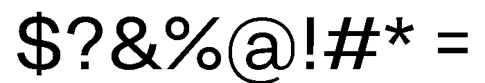 Grtsk Regular Font OTHER CHARS