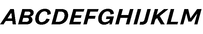 Grtsk Semi Bold Slant Font UPPERCASE