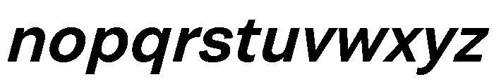 Grtsk Semi Bold Slant Font LOWERCASE