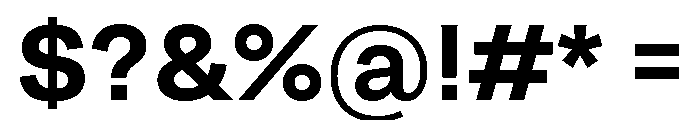 Grtsk Semi Bold Font OTHER CHARS