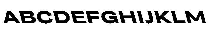 Grtsk Tera Bold Backslant Font UPPERCASE