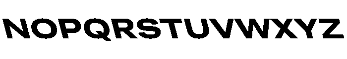 Grtsk Tera Bold Backslant Font UPPERCASE