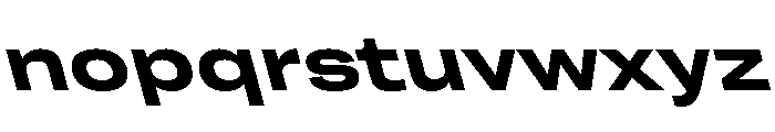 Grtsk Tera Bold Backslant Font LOWERCASE