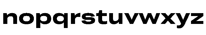 Grtsk Tera Bold Font LOWERCASE