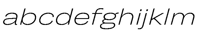 Grtsk Tera Extra Light Slant FONT