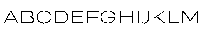 Grtsk Tera Extra Light Font UPPERCASE