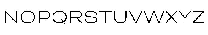 Grtsk Tera Extra Light Font UPPERCASE