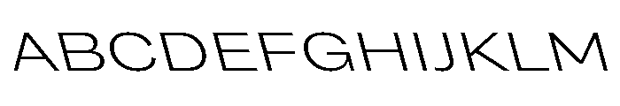 Grtsk Tera Light Backslant Font UPPERCASE
