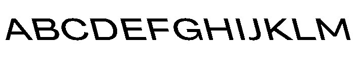 Grtsk Tera Medium Backslant Font UPPERCASE