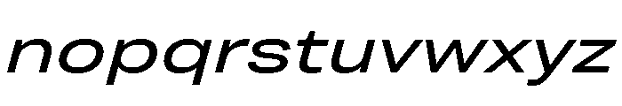 Grtsk Tera Medium Slant Font LOWERCASE